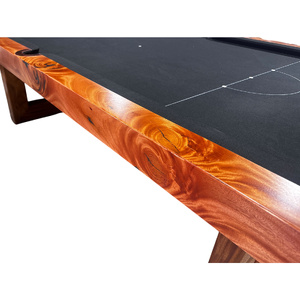 Pre-made 8ft Slate Odyssey Wooden Legs Billiards Table, Darwin Mahogany Timber