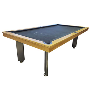 PRE-MADE 8ft Slate Sleek Billiard Table, American Oak Timber