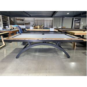PRE-MADE 8 Foot Slate HARBOR BRIDGE Pool Table, Darwin Mahogany Timber