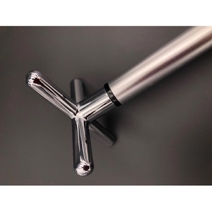 Telescopic Extension Pool Snooker Billiard Cue Rest Handle - Silver aluminium