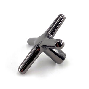 Black Chrome Cross Rest