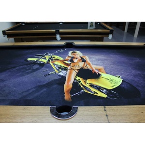 Melbourne Special - 7 Foot Euro Pool /Billiards Table, Wormy Timber Top (Floor Table)