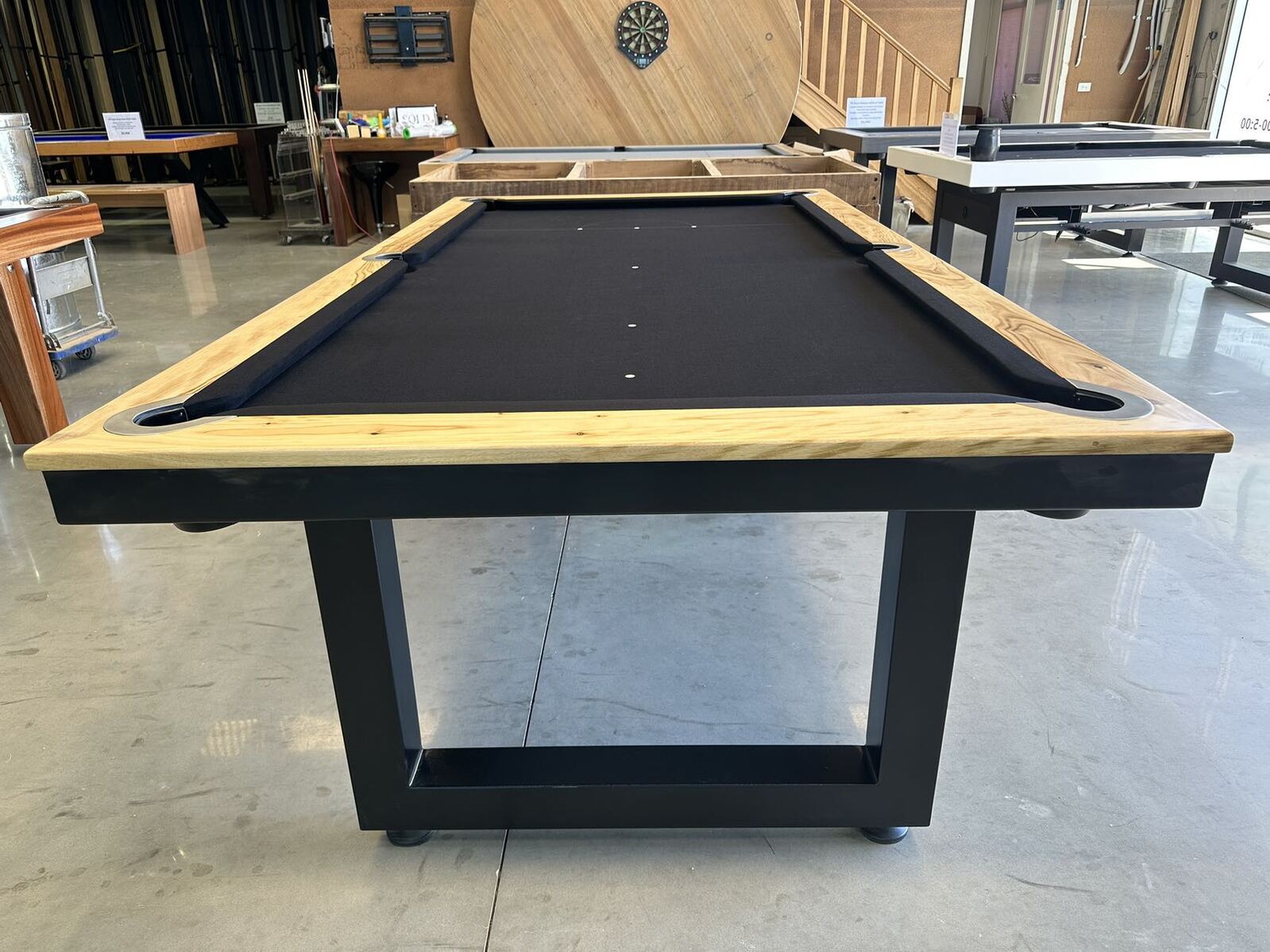 Pre-made 8 Foot Slate Odyssey Pool Billiards Table, camphor timber