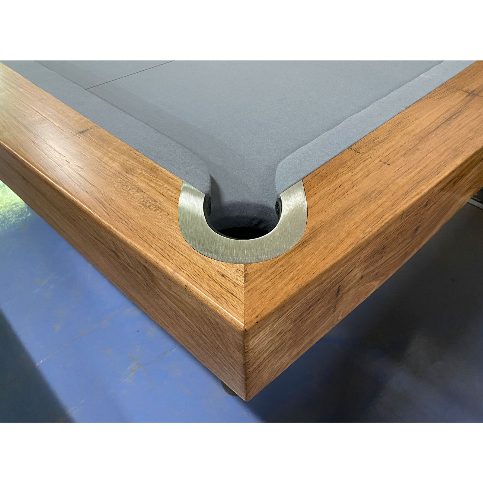 PRE-MADE 8 Foot Slate HARBOR BRIDGE Pool Table, Messmate Timber