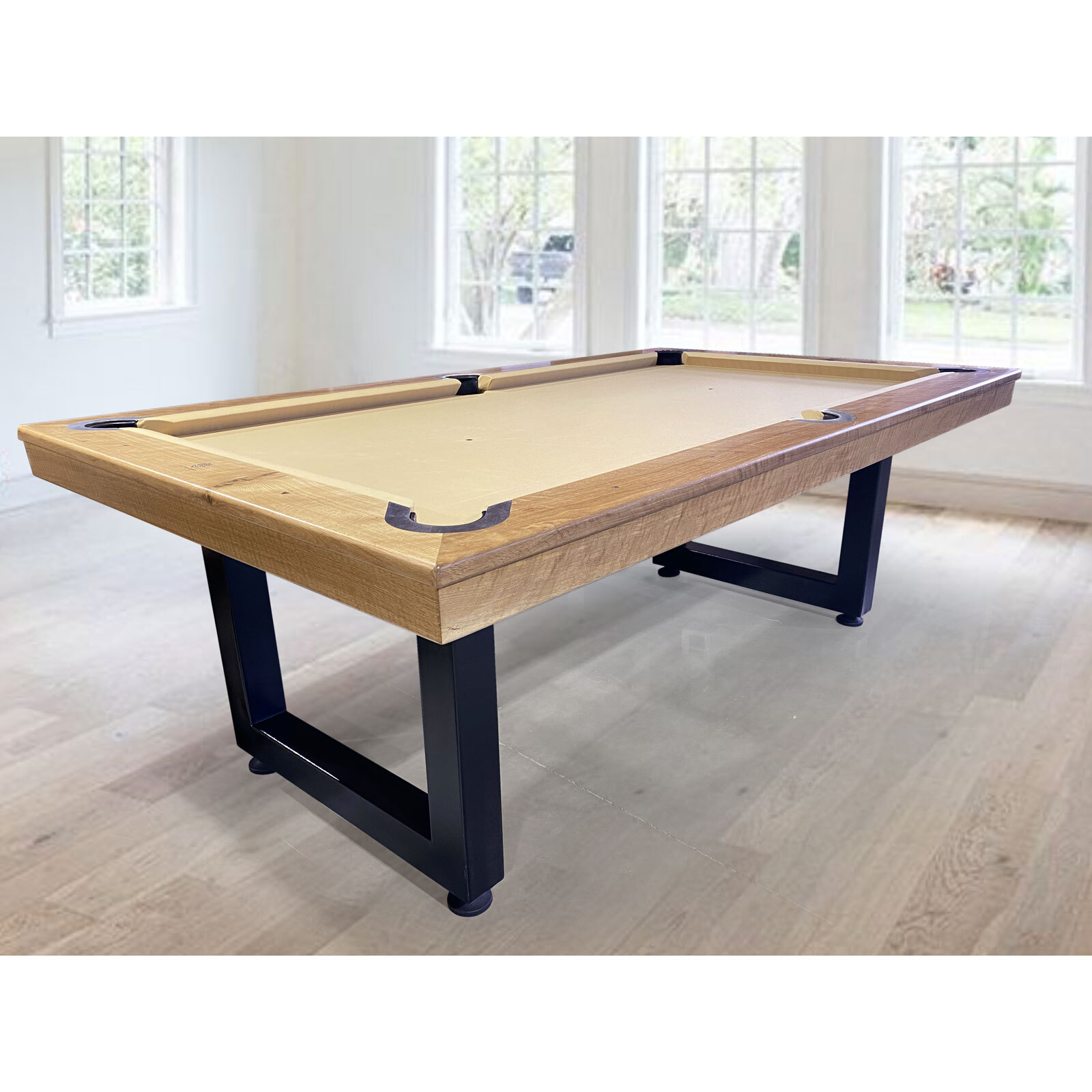 PRE-MADE 7 Foot Slate Odyssey American Profile Pool Table, American Oak Timber