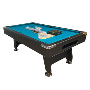 PRE-MADE 6.6 Foot American pockets MDF pool table with Accessories