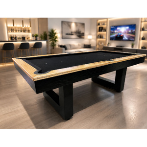 Pre-made 7 Foot Slate Odyssey Wooden Legs Billiard Table, Messmate Timber Top Rail