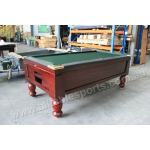 7 Foot Slate Traditional Pub/Hotel Bar Coin Operated Pool Table