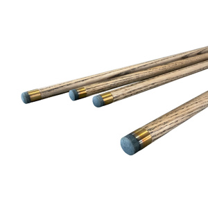 ATS PIONEER BLACK 57 inch 1pc Cue American ash shaft with aluminum logo embedded- 4 Pack