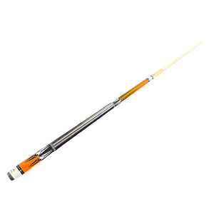 Scorpion 58 inch 2pc American Style Pool Cue 13mm Tip - Orange2