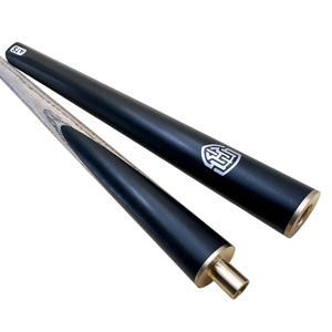 PIONEER BLACK 57 inch 3/4 Cue American ash shaft wood | aluminum logo and ATS Cue Case