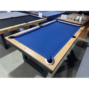 Pre-made 7 Foot Slate Odyssey Pool Billiards Table, Silky Oak Timber