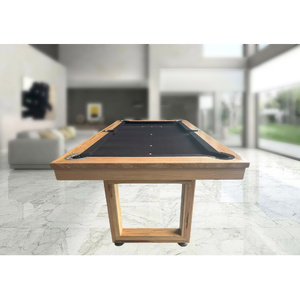 Pre-made 6ft Slate Odyssey Timber Leg Pool Table, Messmate Timber