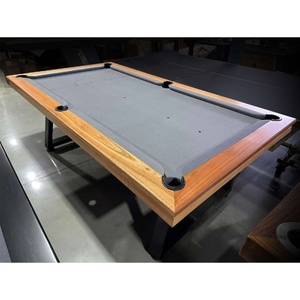 Pre-made 7ft Slate SAGA Pool Billiards Table, Grandis Timber