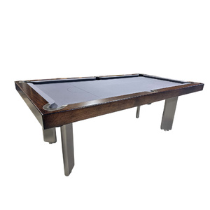 Pre-made 7 Foot Slate Sleek Pool Billiards Table, Jarrah Timber Top