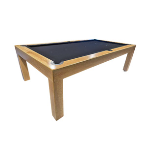 Pre-made 8 Foot Slate Executive Pool Table, American Oak Timber