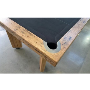 PIÈCE UNIQUE - 7ft New Sleek Slate Pool Billiard Table,  Messmate Timber