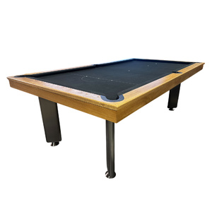 PRE-MADE 8ft Slate Sleek Billiard Table, American Oak Timber