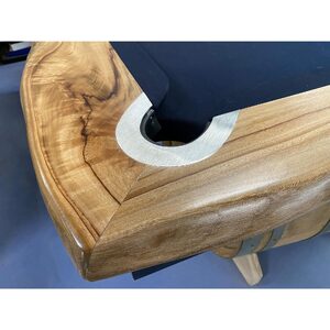 Pre-Made 8ft SLATE WILD WILD WEST POOL BILLIARDS TABLE with Camphor Timber