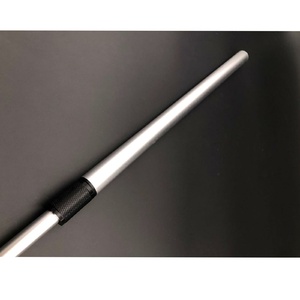 Telescopic Extension Pool Snooker Billiard Cue Rest Handle - Silver aluminium