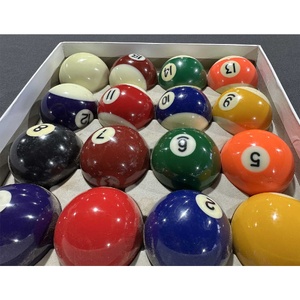 Second Hand American Style 2inch 1/4 Pool Ball Set