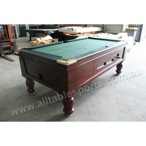 7 Foot Slate Traditional Pub/Hotel Bar Coin Operated Pool Table