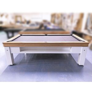 8 Foot Slate Evolution Ball Return Pub Pool Billiard Table - With Storage; MDF base