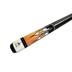 Scorpion 2pc American Style Pool Cue 13mm Tip - Orange