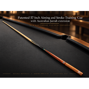 ATS Patented 2 pce 57-Inch Aiming and Stroke-Training Cue
