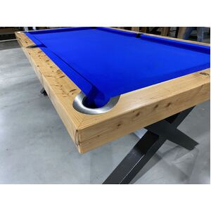 Pre-made 7 Foot slate Kings Cross Pool Table, Cypress Timber
