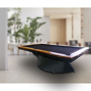 Pièce Unique - 7ft Slate Melody Pool Billiards Table, Selected Fiddle Back Mount Ash Timber