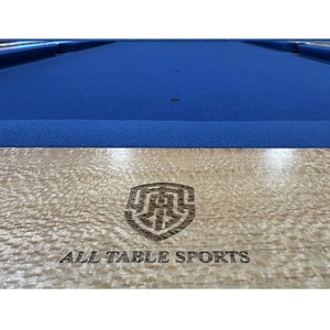 Pre-made 7 Foot Slate Odyssey Pool Billiards Table, Silky Oak Timber