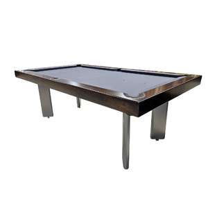 Pre-made 7 Foot Slate Sleek Pool Billiards Table, Jarrah Timber Top