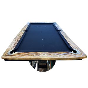 Pièce Unique - 7ft Slate Volcano Pool Billiards Table, Camphor Timber
