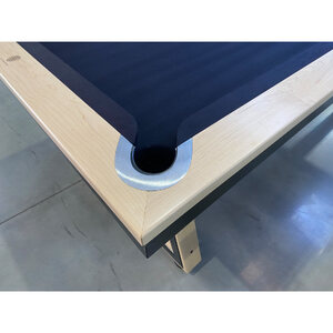Pre-made 8 foot Slate SAGA Pool Billiards Table, Canadian Maple Timber