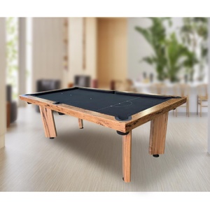 PIÈCE UNIQUE - 7ft New Sleek Slate Pool Billiard Table,  Messmate Timber