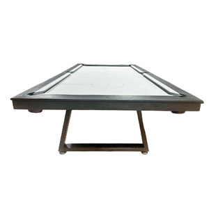 PRE-MADE 9ft Indoor/Outdoor SLATE SAGA Billiard Table, Merbau Timber, VanGuard cloth