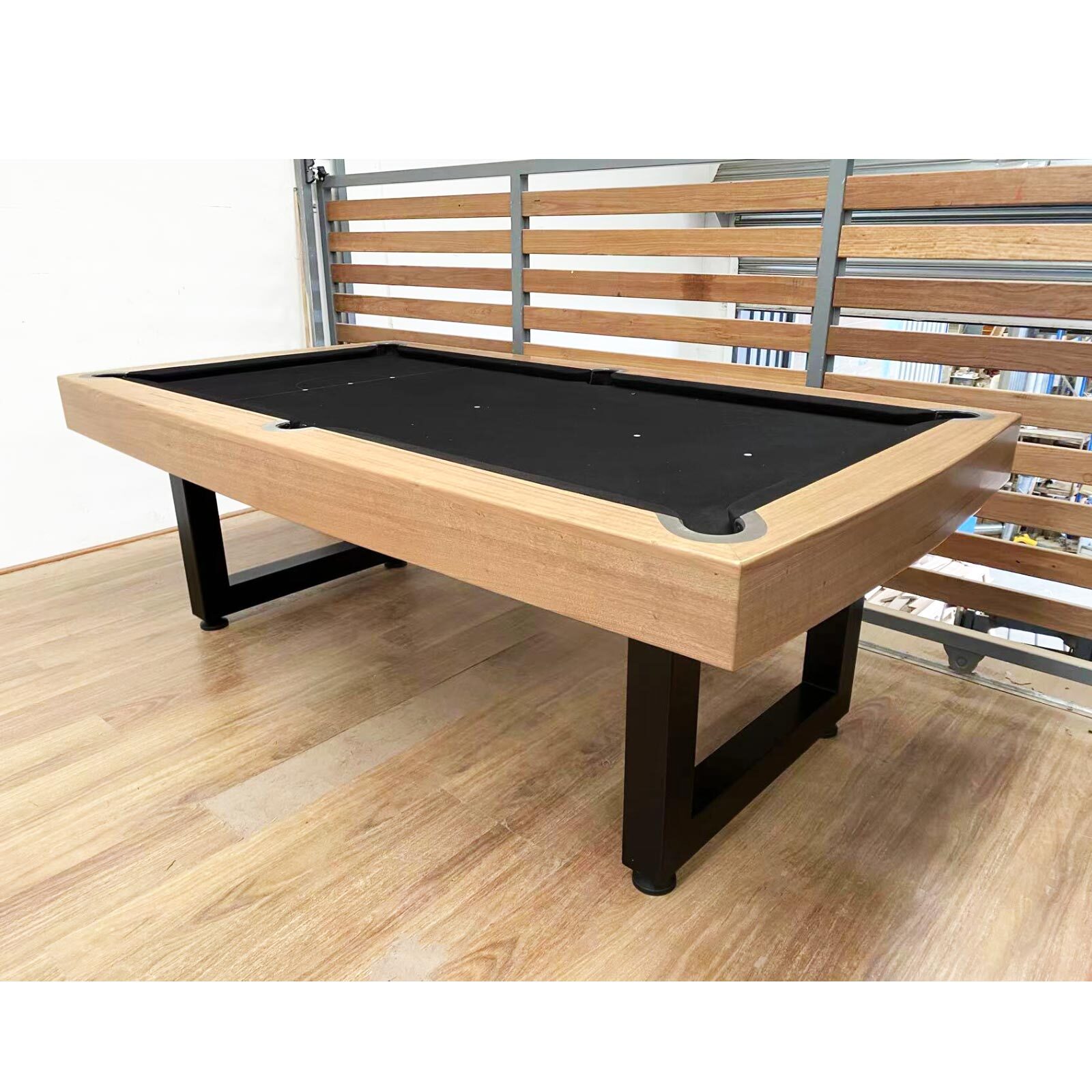 Pre-made 7 Foot Slate Odyssey Pool Billiards Table, Messmate Timber