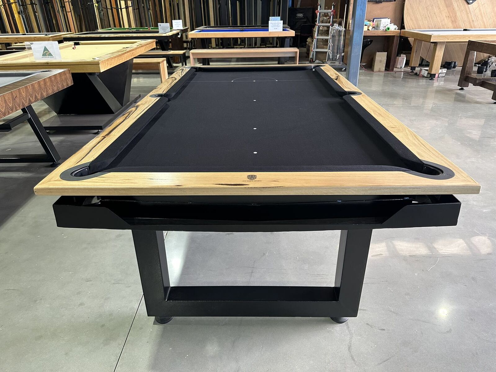 PRE-MADE 8 Foot Slate ODYSSEY Pool Table with Messmate Timber