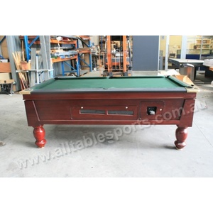 7 Foot Slate Traditional Pub/Hotel Bar Coin Operated Pool Table