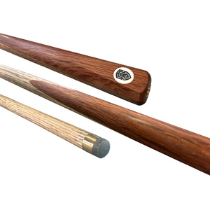 ATS 1pc 57 Inch Cue Purple Heart wood Butt Ash Shaft X2 with ATS Cue Case