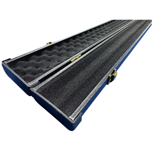 ATS PIONEER BLACK 57 inch 1pc Cue American ash shaft with aluminum logo embedded X2 with ATS Cue Case