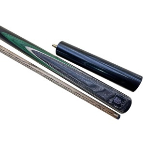 LEGEND Hand-made 57 inch 3/4 Cue with extension, 4 splice, American ash shaft wood - Green