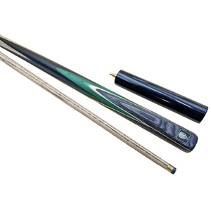 Legend Hand-made 4 splice American Ash Shaft Wood 57 Inch 2pc Cue With Extension and ATS Cue Case