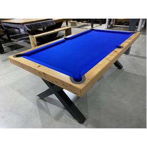 Pre-made 7 Foot slate Kings Cross Pool Table, Cypress Timber