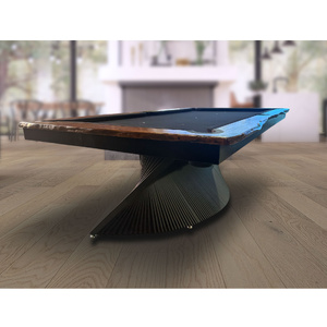 Pièce Unique - 7ft Slate Melody Pool Billiards Table, Selected Fiddle Back Mount Ash Timber