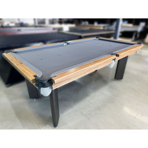 Pre-made 7ft Slate Sleek Premier Pool Billiards Table, Messmate timber