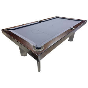 Pre-made 7 Foot Slate Sleek Pool Billiards Table, Jarrah Timber Top