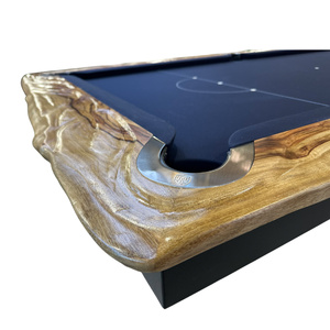 Pièce Unique - 7ft Slate Volcano Pool Billiards Table, Camphor Timber