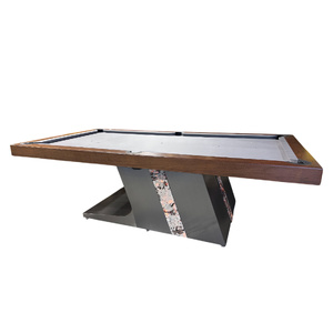 Pre-made - Pièce Unique  8ft Slate Cyber Ultra Pool Billiard Table, Selected Fiddle Back JarrahTimber